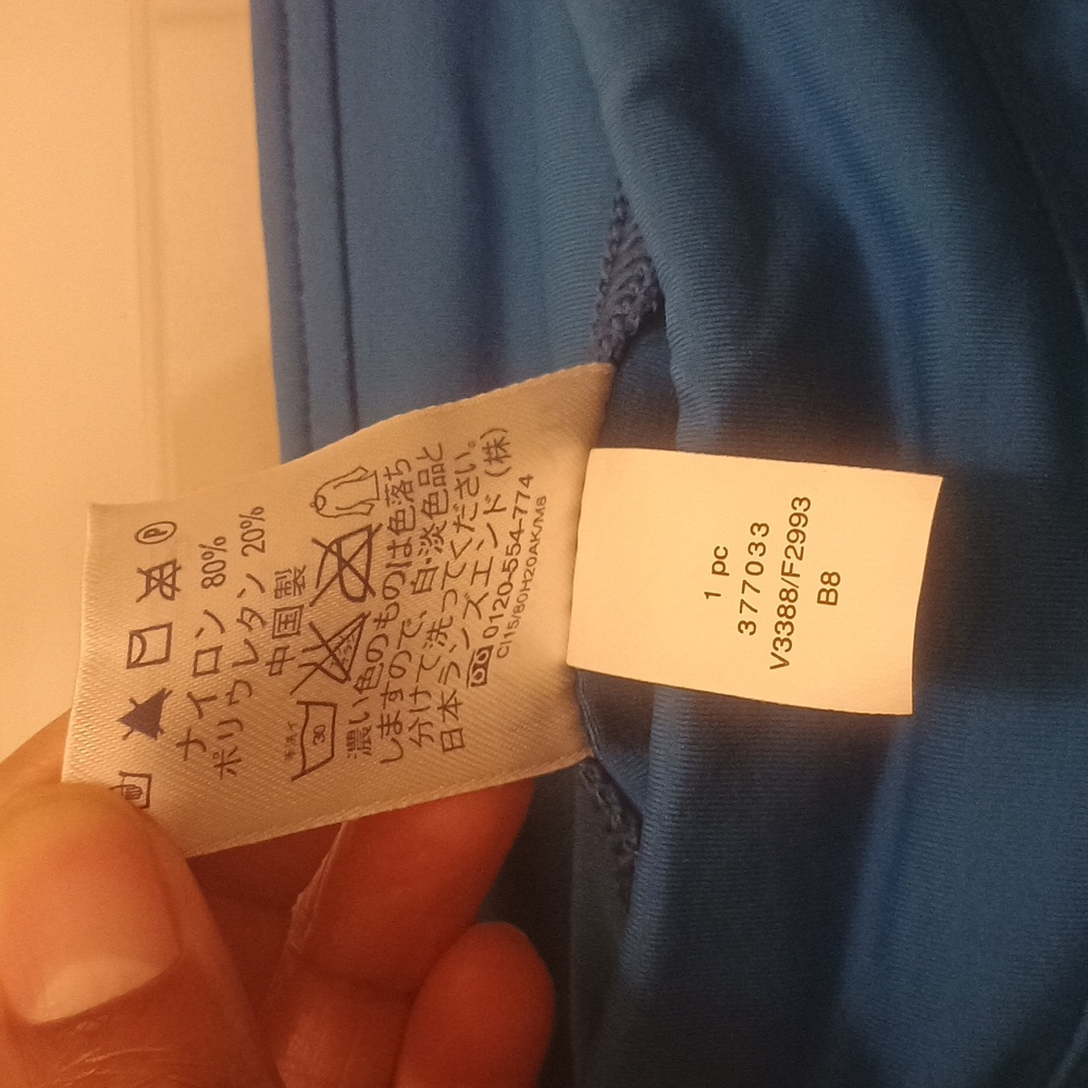 Lands' End Women XL Blue Swim Cover Skirt Swimwear - Picture 12 of 13